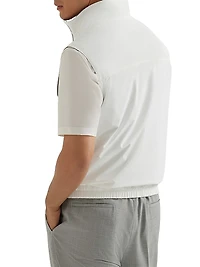 Bonded Nylon Reversible Vest with Logo