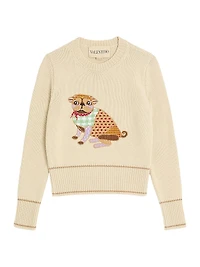 Le Chien De La Maison Embroidered Sweater
