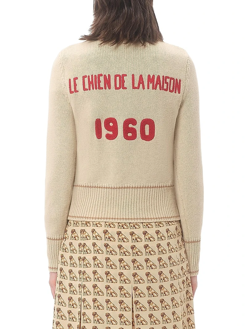 Le Chien De La Maison Embroidered Sweater
