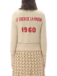 Le Chien De La Maison Embroidered Sweater
