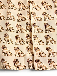 Crepe De Chine Skirt with Petit Charles Print