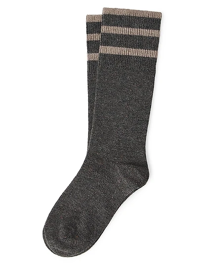 Sparkling Cashmere Knit Socks