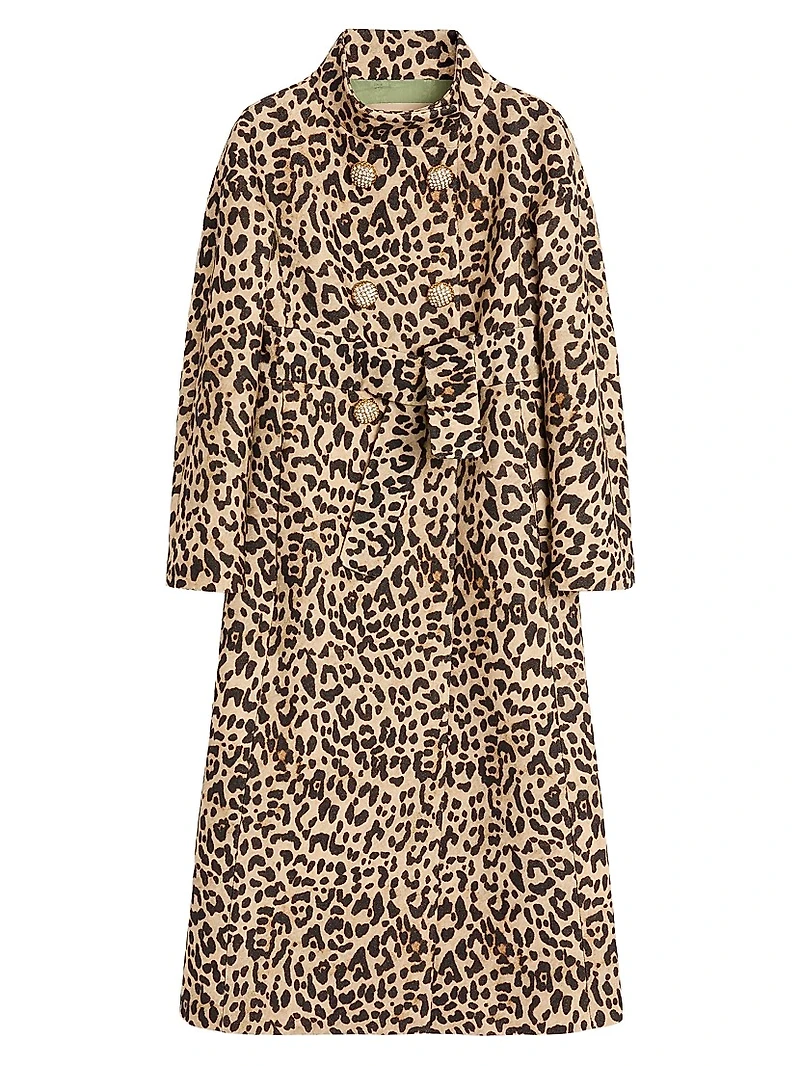 Cloth Coat Animalier Print