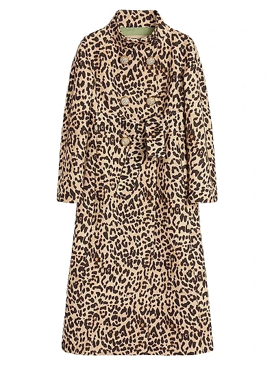 Cloth Coat Animalier Print