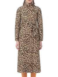 Cloth Coat Animalier Print
