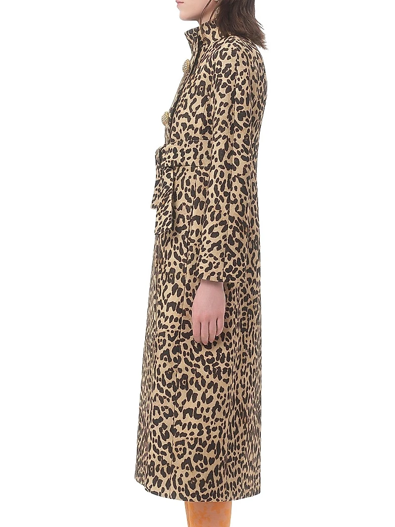 Cloth Coat Animalier Print