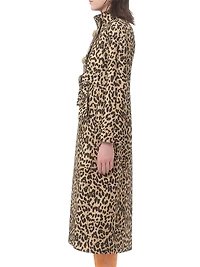 Cloth Coat Animalier Print