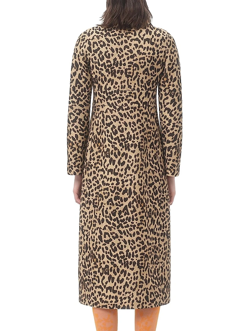 Cloth Coat Animalier Print