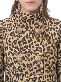 Cloth Coat Animalier Print