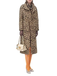 Cloth Coat Animalier Print