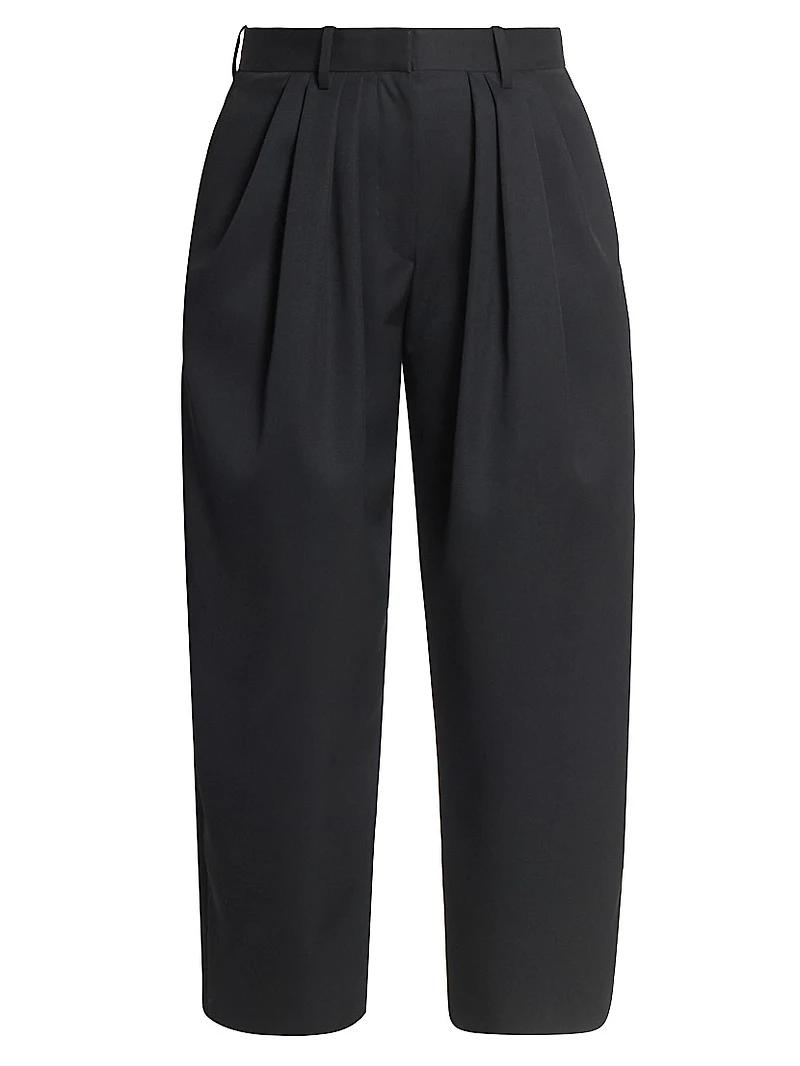 Janice Wool Crop Trousers