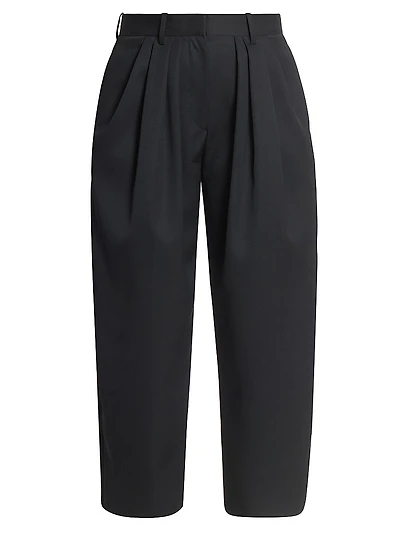 Janice Wool Crop Trousers