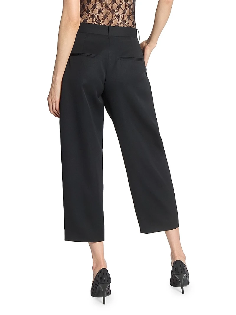 Janice Wool Crop Trousers