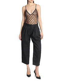 Janice Wool Crop Trousers