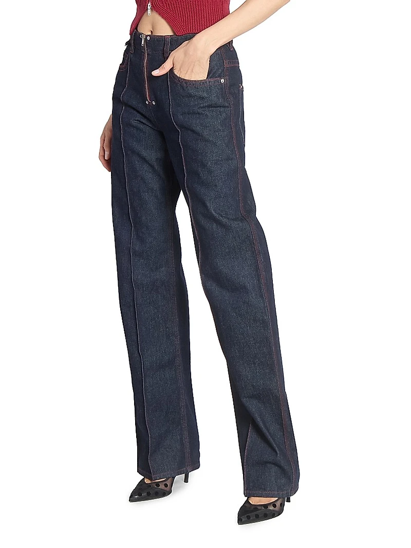 Stely Straight-Leg Jeans