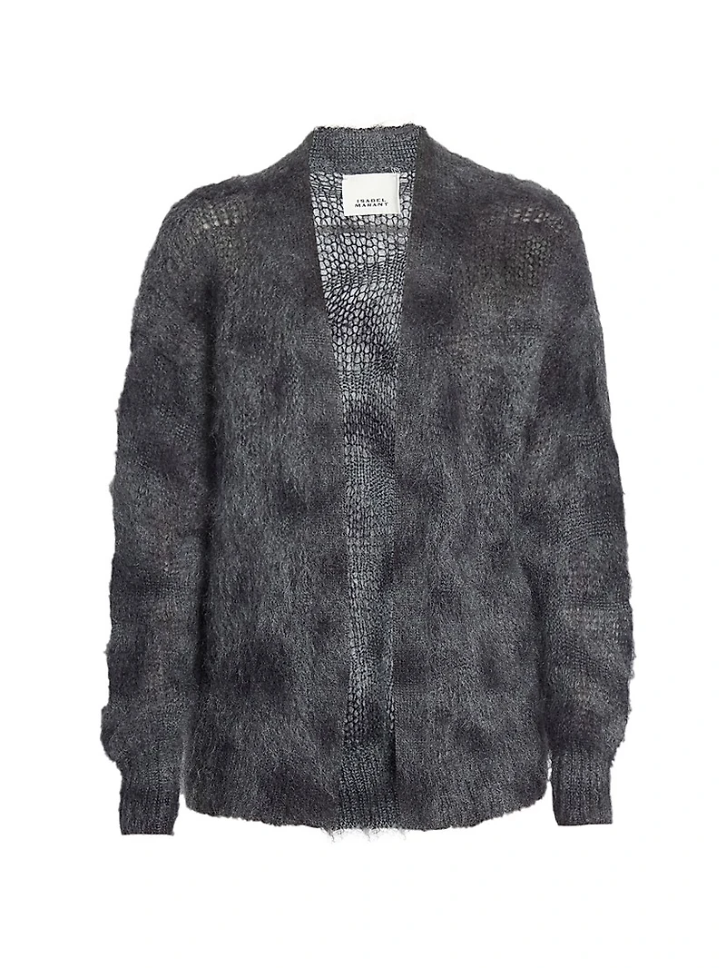 Mylene Mohair-Wool Cardigan
