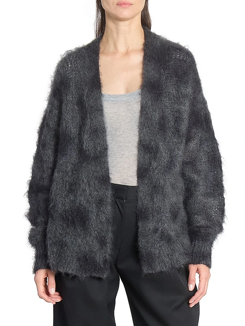 Mylene Mohair-Wool Cardigan
