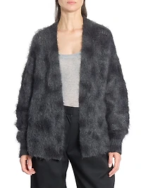 Mylene Mohair-Wool Cardigan