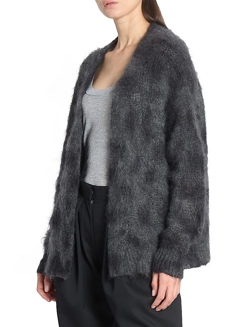 Mylene Mohair-Wool Cardigan
