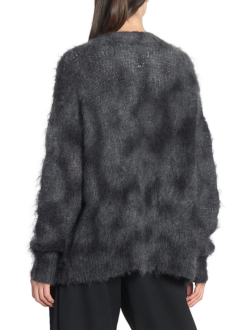 Mylene Mohair-Wool Cardigan
