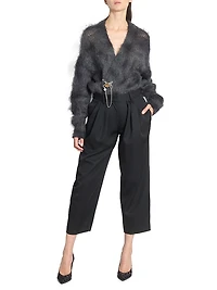 Mylene Mohair-Wool Cardigan