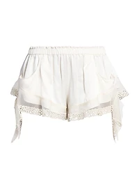 Ildana Frilly Silk Shorts