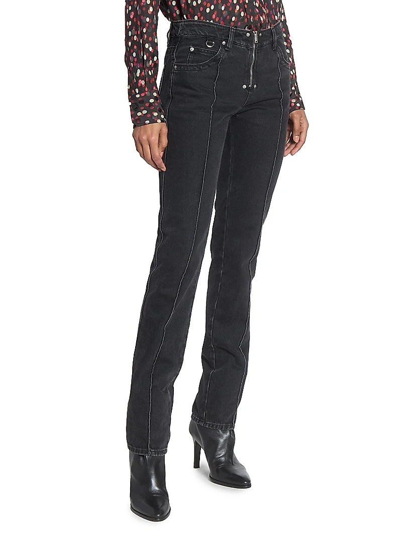 Silviana Straight-Leg Jeans