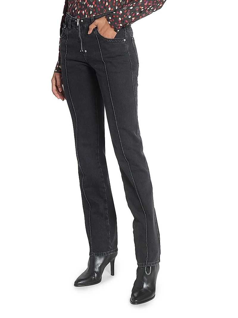 Silviana Straight-Leg Jeans