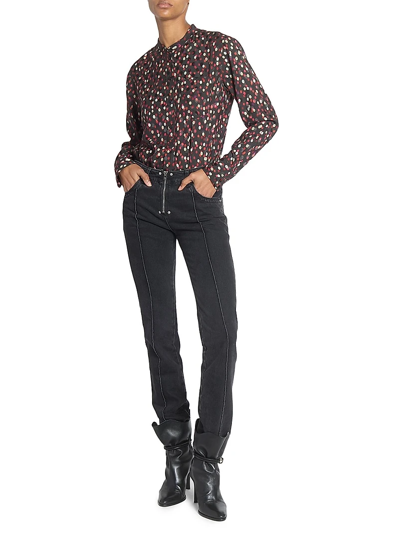Silviana Straight-Leg Jeans
