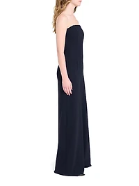 Jade Strapless Wool Wide-Leg Jumpsuit
