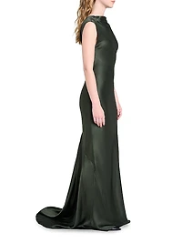 Back to You Satin Maxi Dress