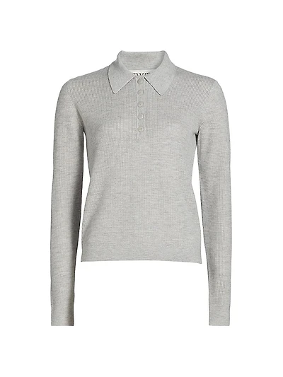 Jorden Cashmere Polo Top