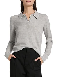 Jorden Cashmere Polo Top