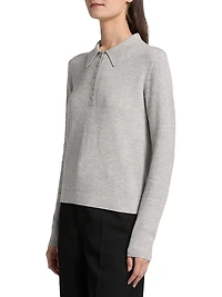 Jorden Cashmere Polo Top
