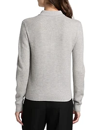 Jorden Cashmere Polo Top