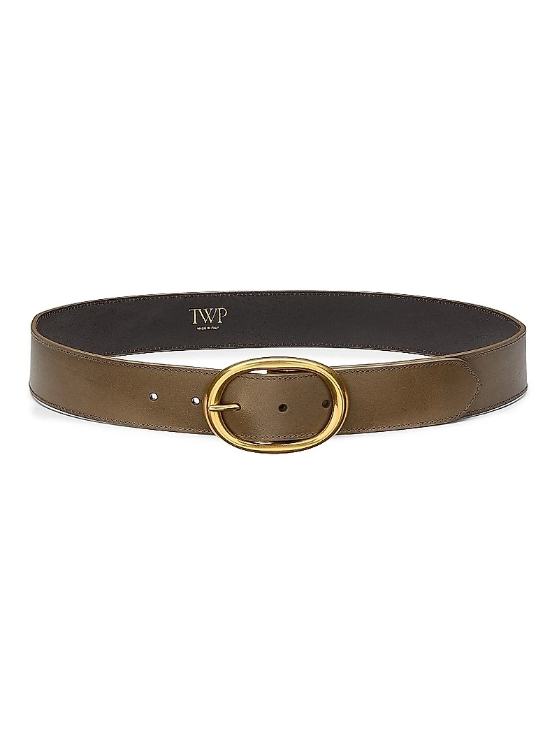 Wide Leather Belt