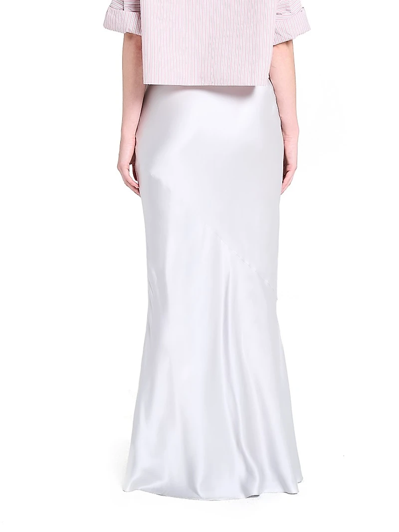 My Endless Love Satin Maxi-Skirt