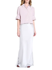 My Endless Love Satin Maxi-Skirt