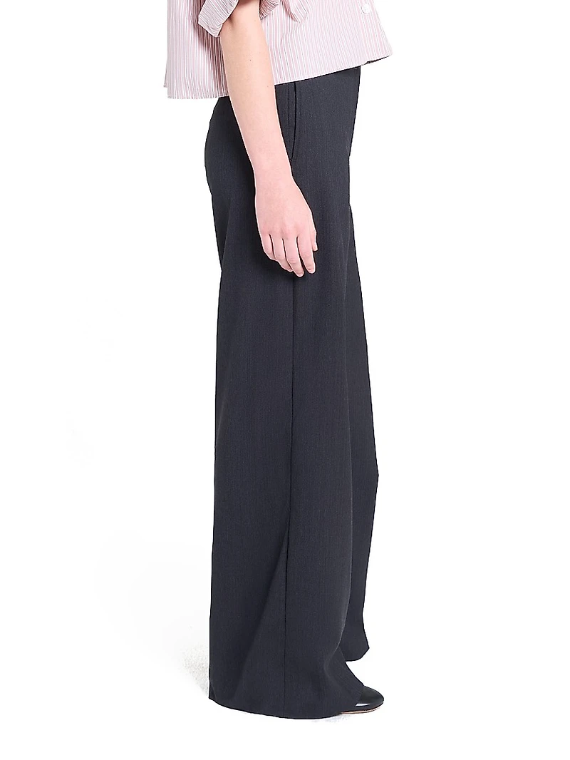 Downing Wool Wide-Leg Pants
