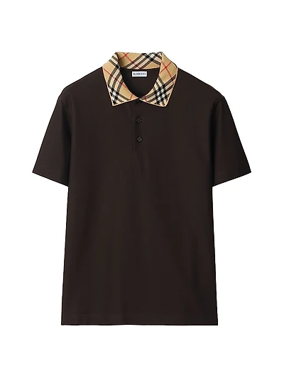 Evan Check Collar Polo Shirt