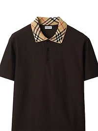 Evan Check Collar Polo Shirt