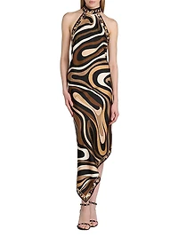 Passepartout Silk Twill Dress