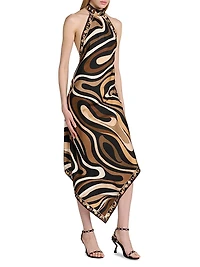 Passepartout Silk Twill Dress