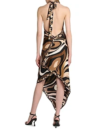 Passepartout Silk Twill Dress