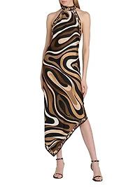 Passepartout Silk Twill Dress