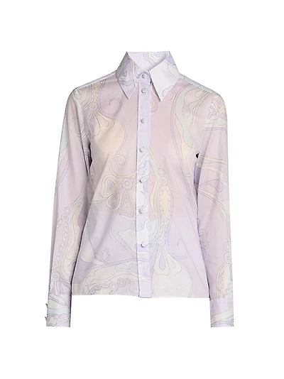 Passepartout Cotton Muslin Slim-Fit Shirt