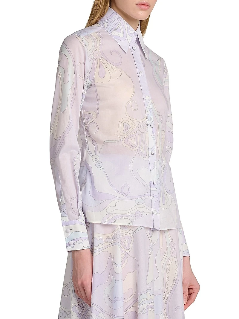 Passepartout Cotton Muslin Slim-Fit Shirt