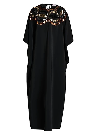 Sequined-Embellished Caftan