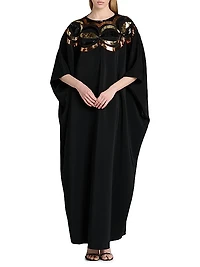Sequined-Embellished Caftan