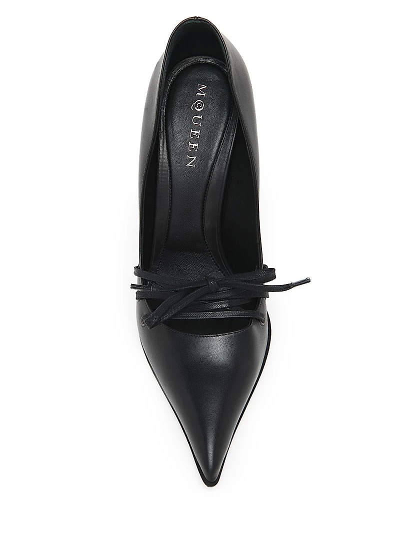 Corset 100MM Leather Pumps